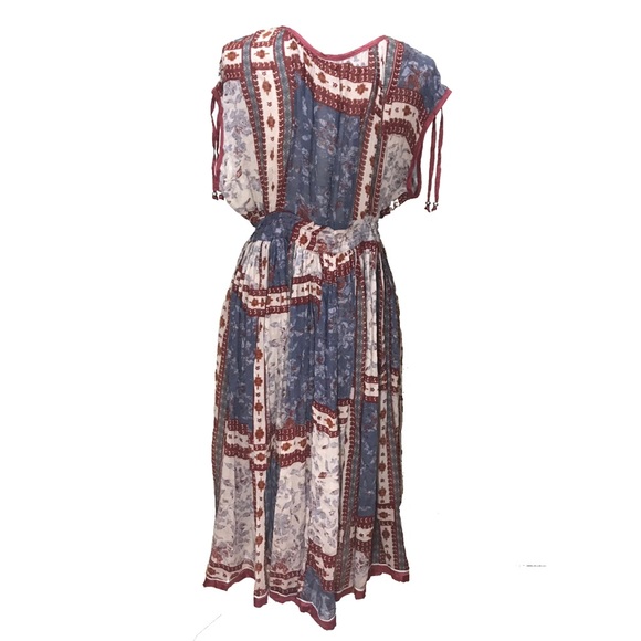 Free People Boho Prairie Dress M - Picture 2 of 6